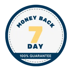 7-day money-back guarantee badge